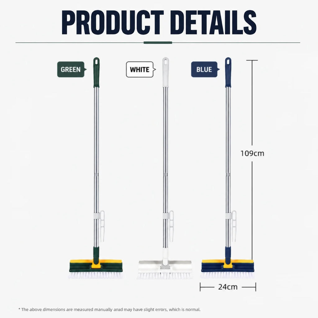 Shinevera 5-in-1 Long-Handle Cleaning Brush